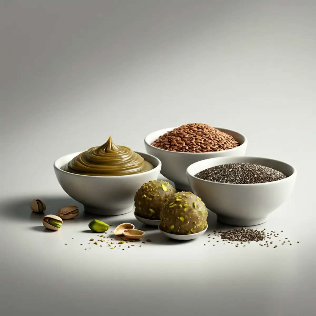 Insumos para Confeitaria Atacado — pasta de pistache, chia, gergelim, granola premium